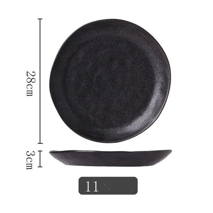 Kiln Into Ceramic Tableware Creative Hotel Steak Plate Londecor