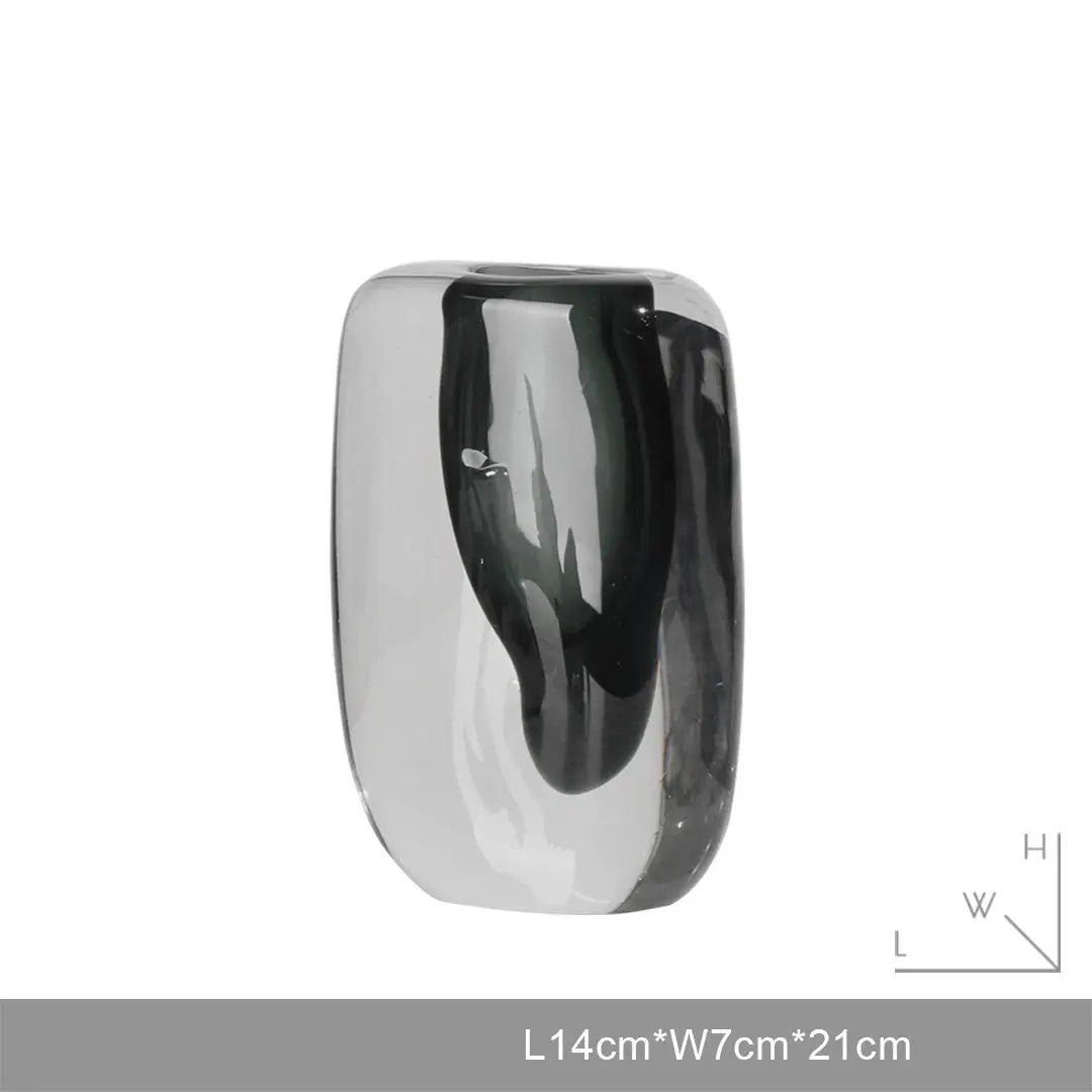 Elegant Reversible Glass Vase Londecor