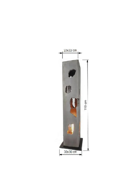 lampa stojąca loft, loft, oświetlenie loft, lampa z betonu, lampa betonowa