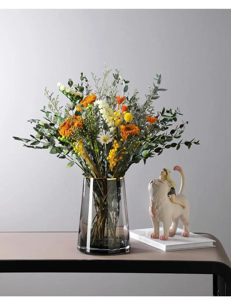 Glass Vase Creative Transparent Vase - Londecor