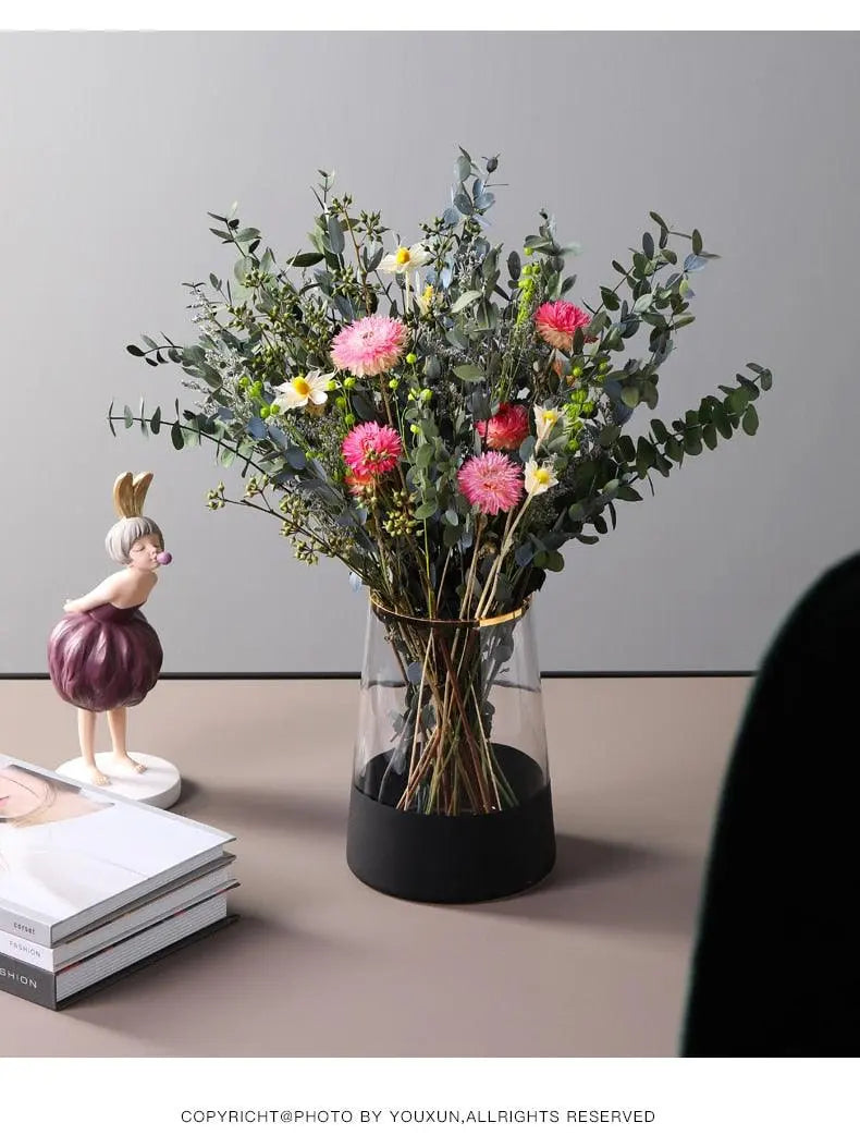 Glass Vase Creative Transparent Vase - Londecor