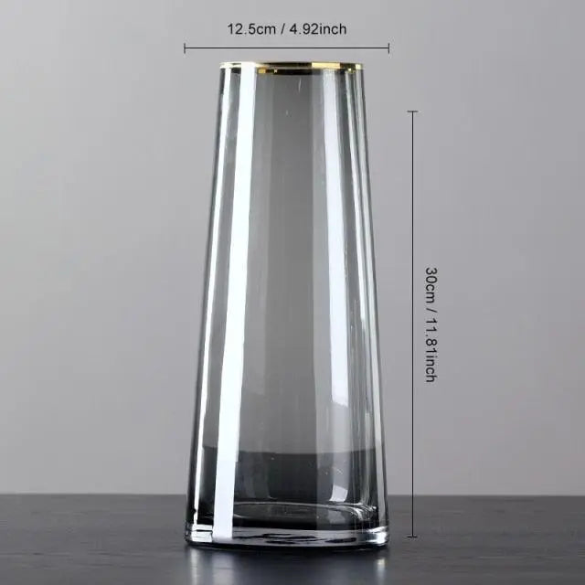 Glass Vase Creative Transparent Vase - Londecor