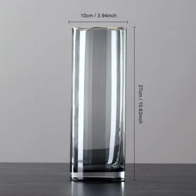 Glass Vase Creative Transparent Vase - Londecor