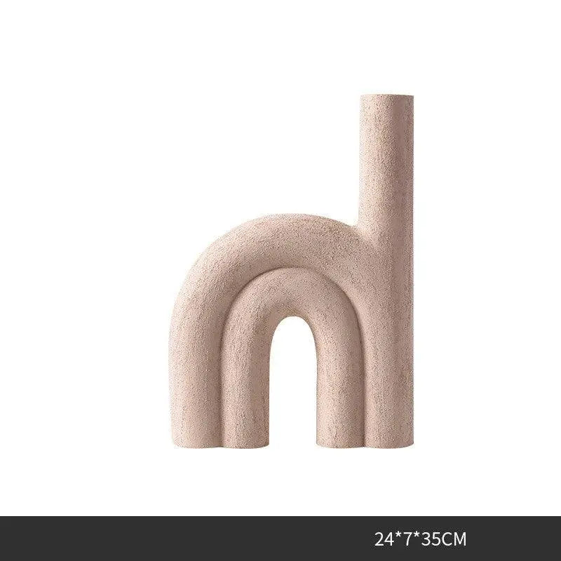 Geometric luxury vase